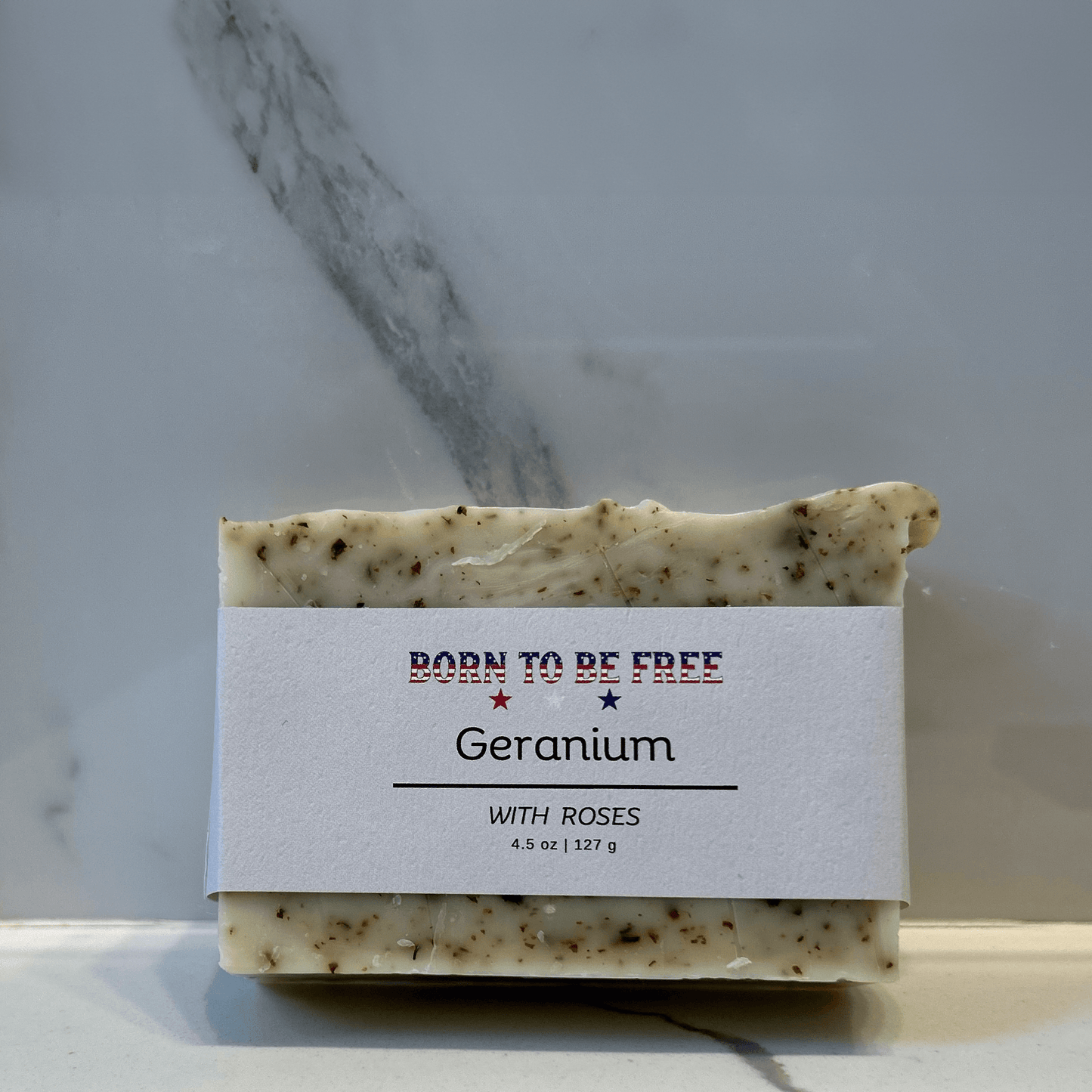 Geranium Rose Tallow Soap Bar