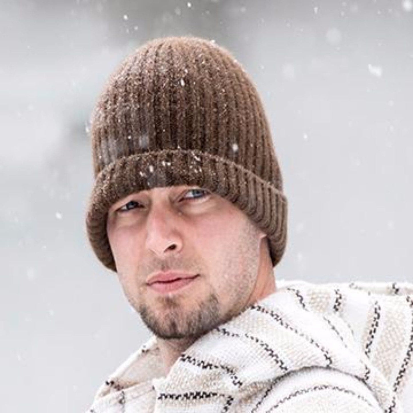 Ribbed Bison Beanie