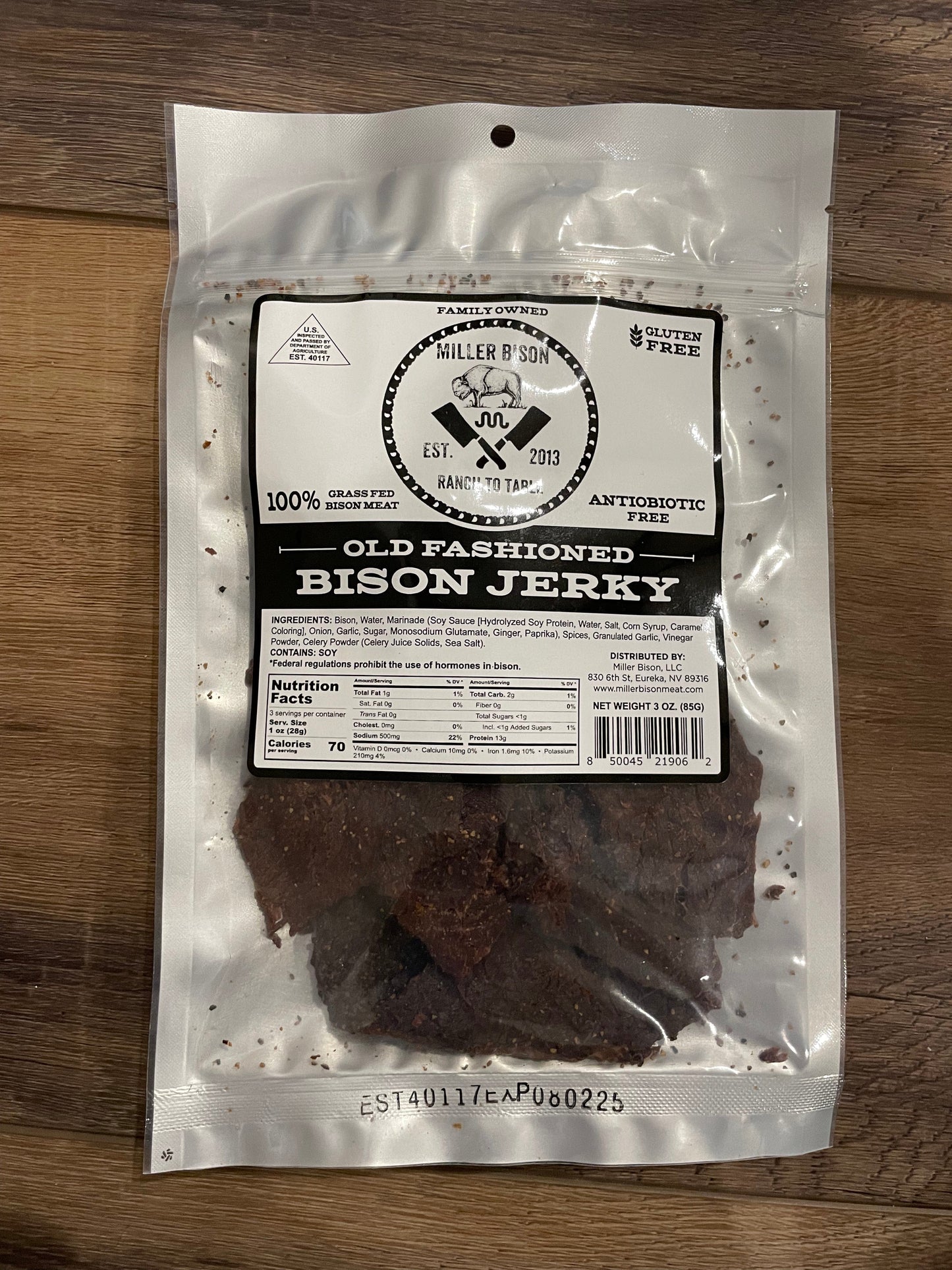 Ultimate Carnivore Grassfed Bison Snack Pack - Miller Bison