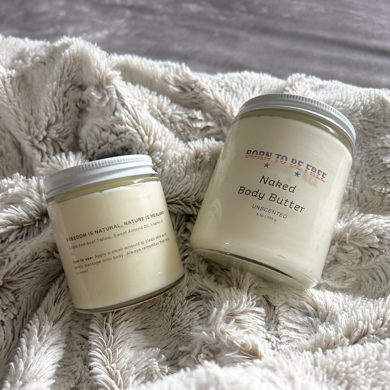 Naked Body Butter Tallow Balm - Born To Be Free