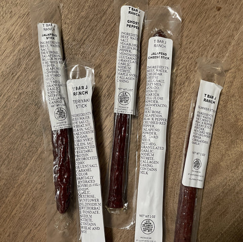 T Bar J Ranch Trail Sticks – All-Natural Montana Beef Sticks - Beef Initiative