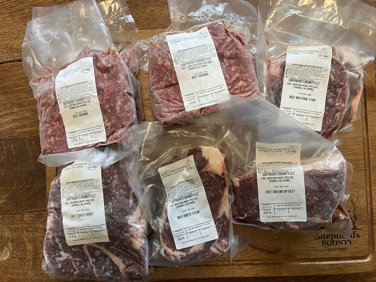 Love at First Bite Beef Sampler Box + $75 Gift Card