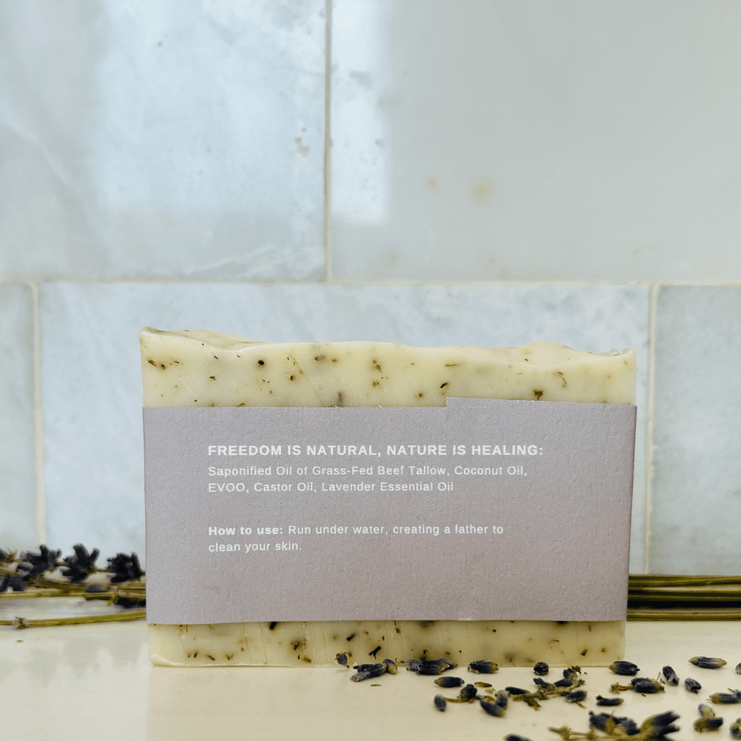 Lavender Tallow Soap Bar