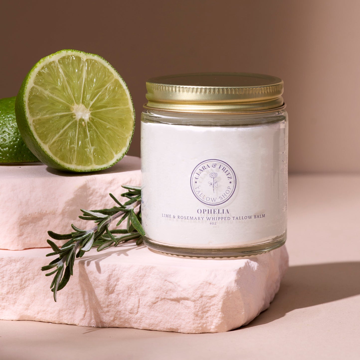 Ophelia Rosemary and Lime Whipped Tallow Balm