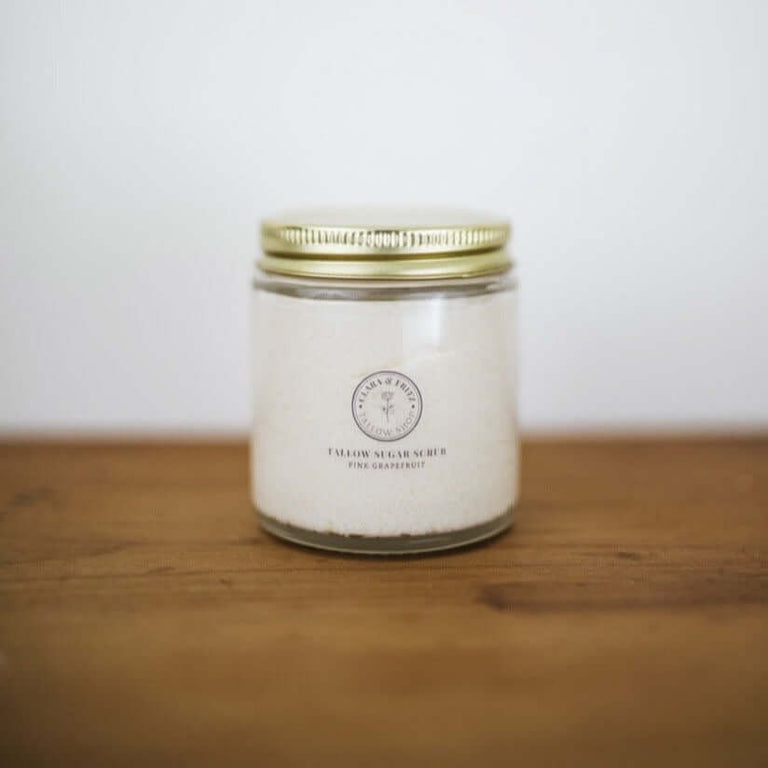 Pink Grapefruit Tallow Sugar Scrub