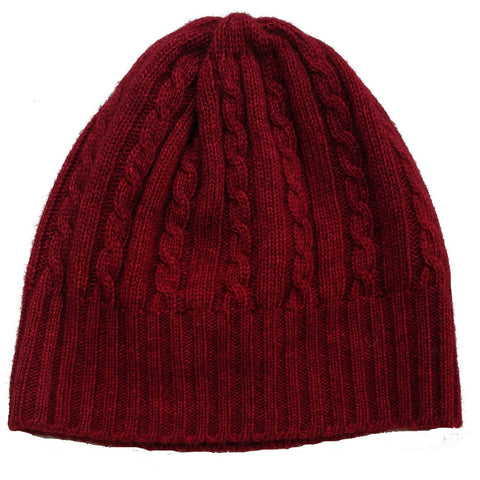 Cabled Bison Beanie